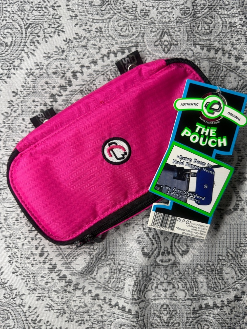 Hot Pink “The Pouch” with Logo - Storage Pouch - 1x4x8